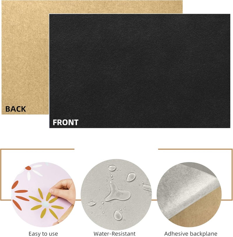 LCEAI Self Adhesive Felt Sheet - Adhesive Backed Felt for Drawer/Jewelry Box Liner (Black, 13" W x 60" L) - Image 4